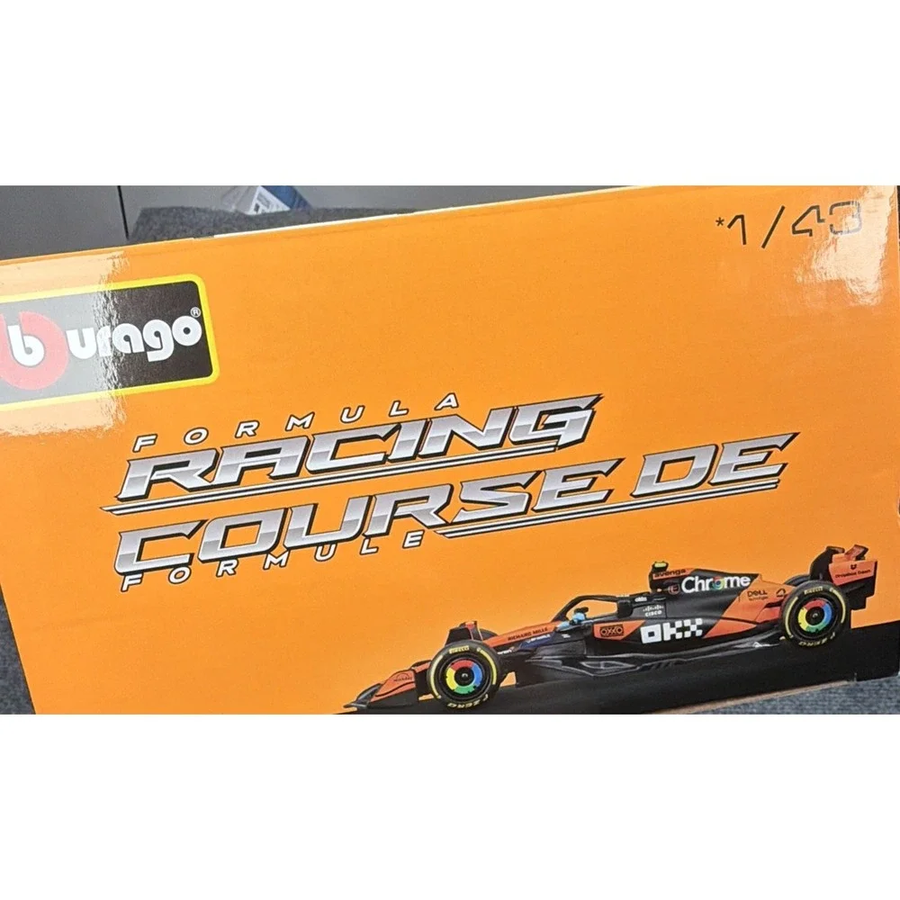 Bburago 1:43 Diecast 6 Cars Set McLaren F1 Team Lando Norris & Oscar Piastri
